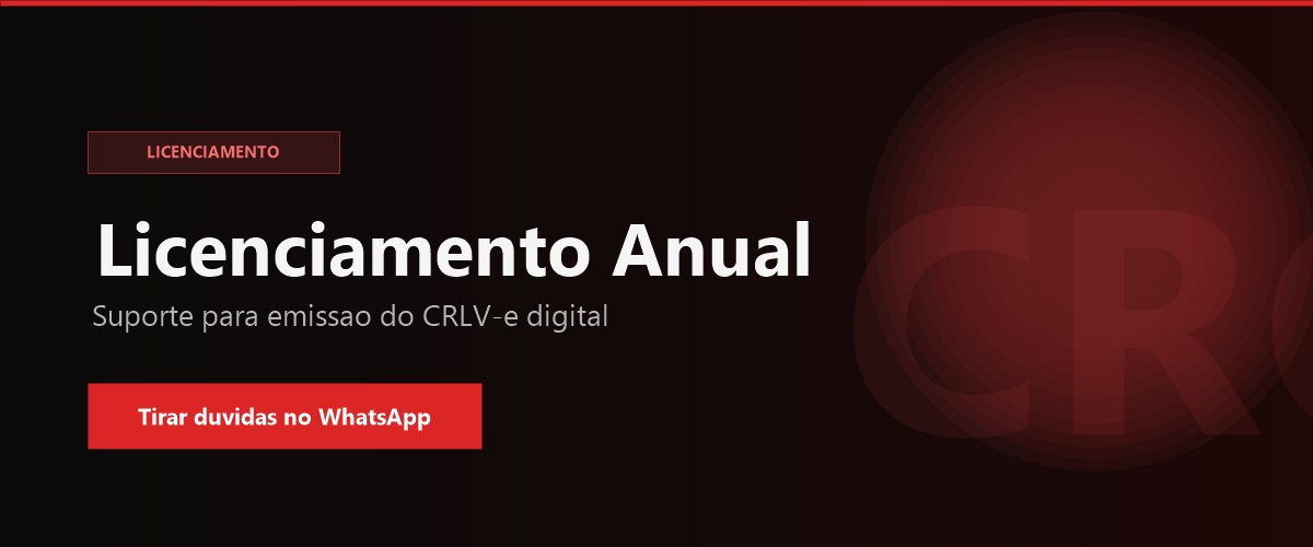 Licenciamento anual — suporte para emissão do CRLV-e digital